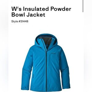 Patagonia W's insulated powder bowl jacket /medium